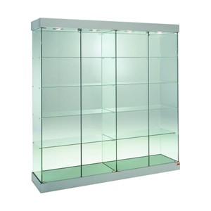Casa Padrino Vitrine de magasin de Luxe 142 x 46 cm H. 188 cm avec LED - Équipement de Magasin - Mobilier de Boutique - Made in Italy Casa Padrino Vitrine de magasin de Luxe 142 x 46 cm H. 188 cm avec LED - Équipement de Magasin - Mobilier de Boutique - Made in Italy
