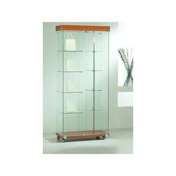 Casa Padrino Vetrina da negozio di Lusso girevole 77 x 40 cm H. 187 cm con LED con ripiani girevoli - Arredamento per Negozi - Mobili per Boutique - Made in Italy Casa Padrino Vetrina da negozio di Lusso girevole 77 x 40 cm H. 187 cm con LED con ripiani girevoli - Arredamento per Negozi - Mobili per Boutique - Made in Italy
