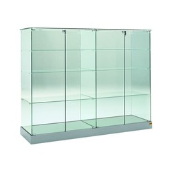 Casa Padrino Vetrina da negozio di Lusso 142 x 46 cm H. 140 cm - Arredamento per Negozi - Mobili per Boutique - Made in Italy