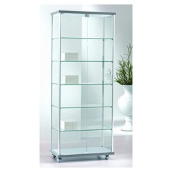 Casa Padrino Vitrine de magasin de Luxe 93 x 39 cm H. 180 cm - Équipement de Magasin - Mobilier de Boutique - Made in Italy