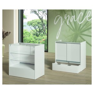 Casa Padrino Luxury Shop Counter 90 x 50 cm H. 90 cm - Shop Fittings - Boutique Furniture - Made in Italy Casa Padrino Luxury Shop Counter 90 x 50 cm H. 90 cm - Shop Fittings - Boutique Furniture - Made in Italy