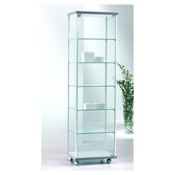 Casa Padrino Luxus Ladenvitrine 53 x 39 cm H. 180 cm - Ladeneinrichtung - Boutique Möbel - Made in Italy Casa Padrino Luxus Ladenvitrine 53 x 39 cm H. 180 cm - Ladeneinrichtung - Boutique Möbel - Made in Italy