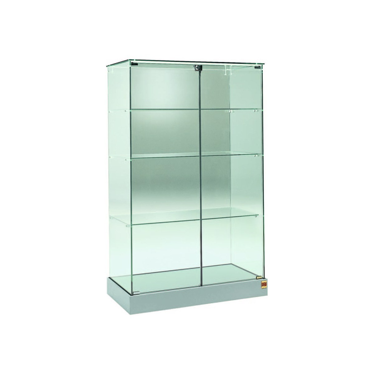 Casa Padrino Luxus Ladenvitrine 73 x 46 cm H. 140 cm - Ladeneinrichtung - Boutique Möbel - Made in Italy