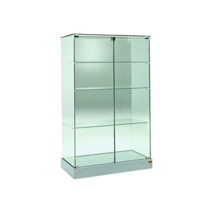 Casa Padrino Luxus Ladenvitrine 73 x 46 cm H. 140 cm - Ladeneinrichtung - Boutique Möbel - Made in Italy