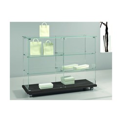 Casa Padrino Banco vetrina di Lusso 117 x 40 cm H. 90 cm - Arredamento per Negozi - Mobili per Boutique - Made in Italy