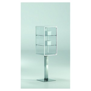 Casa Padrino Vitrine de présentation de Luxe 43 x 43 cm H. 157 cm - Équipement de Magasin - Mobilier de Boutique - Made in Italy Casa Padrino Vitrine de présentation de Luxe 43 x 43 cm H. 157 cm - Équipement de Magasin - Mobilier de Boutique - Made in Italy