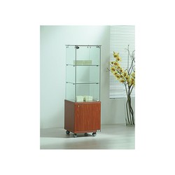 Casa Padrino Vitrina de tienda de Lujo 40 x 40 cm H. 130 cm con encimera de cristal - Equipamiento de Tiendas - Muebles de Boutique - Made in Italy Casa Padrino Vitrina de tienda de Lujo 40 x 40 cm H. 130 cm con encimera de cristal - Equipamiento de Tiendas - Muebles de Boutique - Made in Italy