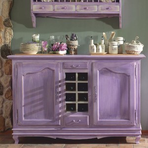Luxus Landhausstil Massivholz Sideboard Antik Lila Weiß Luxus Landhausstil Massivholz Sideboard Antik Lila Weiß