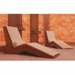 Luxus Relax Liege Gartenliege Poolliege Saunaliege Braun Beige