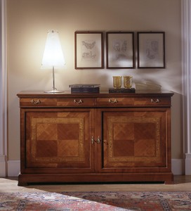 Casa Padrino Credenza di Lusso Marrone 172 x 48 x H. 99 cm - Mobile in Legno Massello Fatto a Mano con 2 Ante e 2 Cassetti - QualitĆ di Lusso Casa Padrino Credenza di Lusso Marrone 172 x 48 x H. 99 cm - Mobile in Legno Massello Fatto a Mano con 2 Ante e 2 Cassetti - QualitĆ di Lusso
