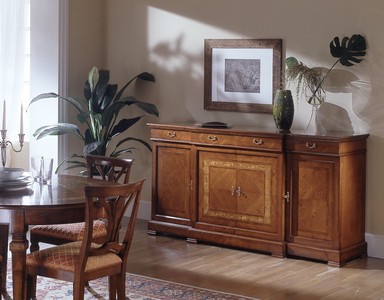 Casa Padrino Luxus Credenza Marrone 200 x 52 x H. 99 cm - Mobile in Legno Massello Fatto a Mano con 4 ante e 3 cassetti - QualitĆ di Lusso Casa Padrino Luxus Credenza Marrone 200 x 52 x H. 99 cm - Mobile in Legno Massello Fatto a Mano con 4 ante e 3 cassetti - QualitĆ di Lusso