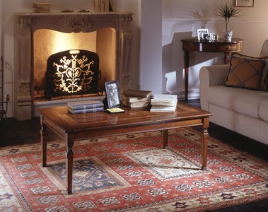 Casa Padrino Luxus Beistelltisch Braun 121 x 71 x H. 45 cm - Handgefertigtes Massivholz Möbel, Holzplatte - Luxus Qualität Casa Padrino Luxus Beistelltisch Braun 121 x 71 x H. 45 cm - Handgefertigtes Massivholz Möbel, Holzplatte - Luxus Qualität