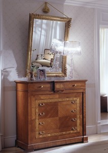 Casa Padrino Luxus Cómoda Marrón 128 x 55 x H. 98 cm - Mueble de Madera Maciza Hecho a Mano con 6 cajones - Calidad de Lujo Casa Padrino Luxus Cómoda Marrón 128 x 55 x H. 98 cm - Mueble de Madera Maciza Hecho a Mano con 6 cajones - Calidad de Lujo