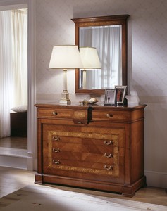 Casa Padrino Luxus Miroir Mural Marron 80 x H. 100 cm - Meuble en Bois Massif Fait Main - Qualité de Luxe