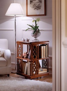 Casa Padrino Luxus Beistelltisch Braun 56 x 56 x H. 79 cm - Handgefertigtes Massivholz Möbel - Luxus Qualität