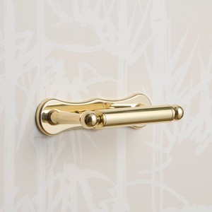 Luxus Jugendstil Toilettenpapierhalter Messing Poliert