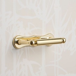 Luxus Jugendstil Toilettenpapierhalter Messing