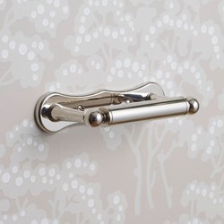 Luxus Jugendstil Toilettenpapierhalter Silber