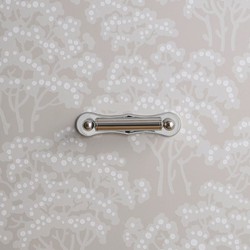Luxus Jugendstil Toilettenpapierhalter Silber