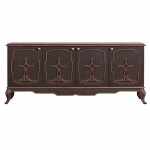 Casa Padrino Luxury Baroque Sideboard with 4 Doors Brown 200 cm - Baroque Dining Room Furniture