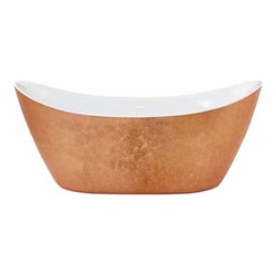 Casa Padrino Luxus Badewanne Kupfer / Weiß 173,5 cm