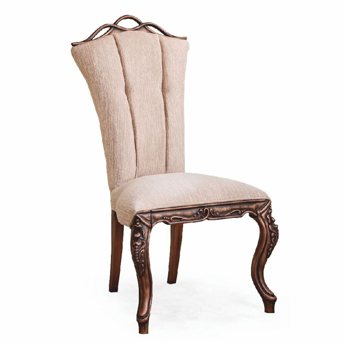 Casa Padrino conjunto de comedor barroco de lujo beige / marrón - 1 Mesa barroco y 6 Sillas barrocos Casa Padrino conjunto de comedor barroco de lujo beige / marrón - 1 Mesa barroco y 6 Sillas barrocos