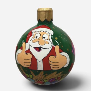 XXL Deko Weinachtsbaumkugel Christbaumkugel Grün Bunt Gold