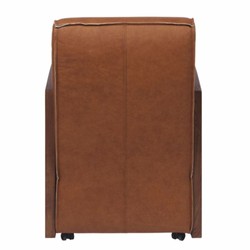 Luxus Leder Echtleder Sessel Braun Dunkelbraun
