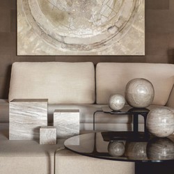 Casa Padrino boîte de rangement de luxe en marbre gris 25,5 cm - Accessoires de décoration