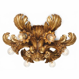 Prunkvolle Luxus Barock Deckenleuchte Antik Gold Prunkvolle Luxus Barock Deckenleuchte Antik Gold