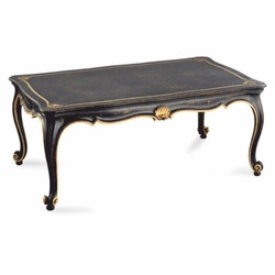 Casa Padrino table basse baroque de luxe noir / or 116 cm - Meubles baroques - Fabriqué en Italie Casa Padrino table basse baroque de luxe noir / or 116 cm - Meubles baroques - Fabriqué en Italie