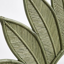 XXL Rattan Torbogen Palmblatt gruen 4 x 3 m