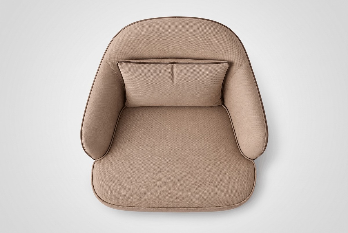 Casa Padrino Fauteuil de Luxe Beige / Brun Foncé 73 x 83 x H. 76 cm - Fauteuil de Salon Moderne - Meubles d'Hôtel Casa Padrino Fauteuil de Luxe Beige / Brun Foncé 73 x 83 x H. 76 cm - Fauteuil de Salon Moderne - Meubles d'Hôtel