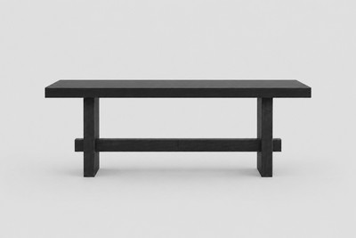 Casa Padrino Luxus Esstisch Schwarz 210 x 100 x H. 77 cm