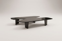 Casa Padrino Mesa de Centro de Lujo Negro de Dos Niveles - Mesa de Salón Moderna en Varias Versiones - Muebles de Hotel Casa Padrino Mesa de Centro de Lujo Negro de Dos Niveles - Mesa de Salón Moderna en Varias Versiones - Muebles de Hotel