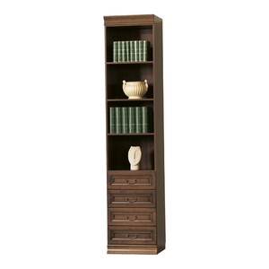 Estantería de Madera Maciza Marrón con 4 Cajones Estantería de Madera Maciza Marrón con 4 Cajones