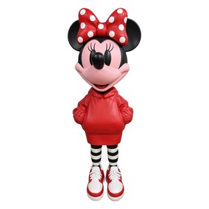 Deko Skulptur Figur Rot Schwarz Weiß H. 115 cm Deko Skulptur Figur Rot Schwarz Weiß H. 115 cm