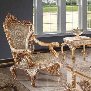 Luxus Barock Sessel Grau Weiß Braun Gold Luxus Barock Sessel Grau Weiß Braun Gold