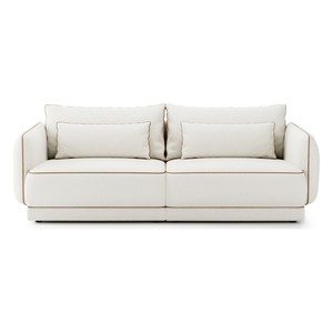 Modulares Luxus Sofa Creme Braun AW1-W1A