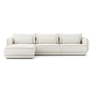 Modulares Luxus Ecksofa Creme Braun WLL-W1-W1A