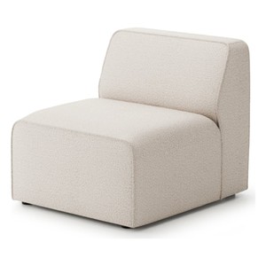 Luxus Sessel Beige 75 cm