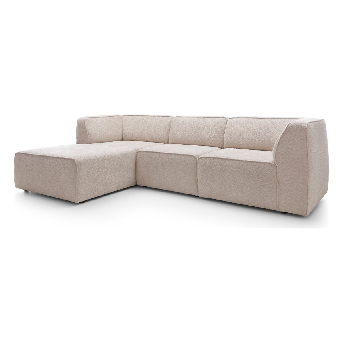 Canapé d'Angle Modulable de Luxe Beige Canapé d'Angle Modulable de Luxe Beige