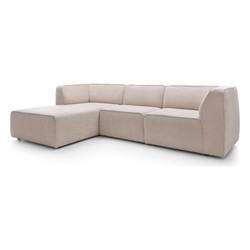 Canapé d'Angle Modulable de Luxe Beige Canapé d'Angle Modulable de Luxe Beige