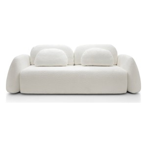 Rundes Luxus Schlafsofa Hellgrau Rundes Luxus Schlafsofa Hellgrau