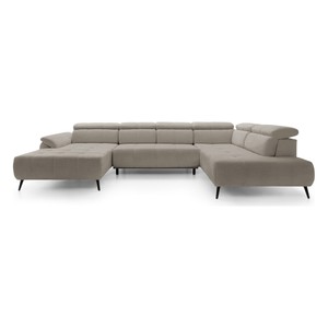 Großes Luxus Ecksofa U-Form Taupe Großes Luxus Ecksofa U-Form Taupe
