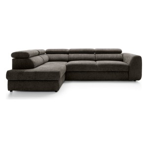 Luxus Ecksofa L-Form Dunkelbraun Luxus Ecksofa L-Form Dunkelbraun