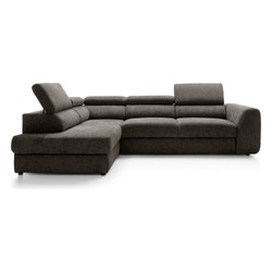 Luxus Ecksofa L-Form Dunkelbraun