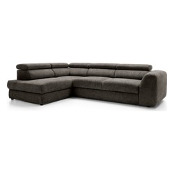 Luxus Ecksofa L-Form Dunkelbraun