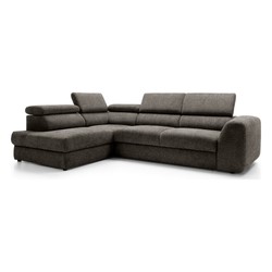 Luxus Ecksofa L-Form Dunkelbraun