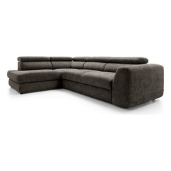 Luxus Ecksofa L-Form Dunkelbraun